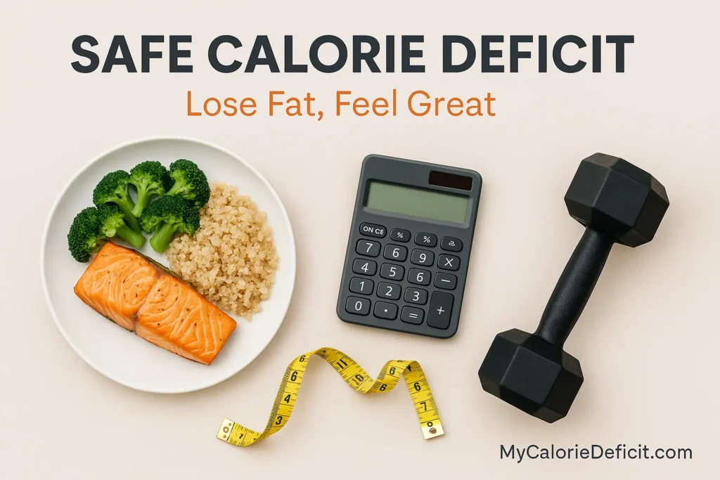 safe calorie deficit - lose fat, feel great